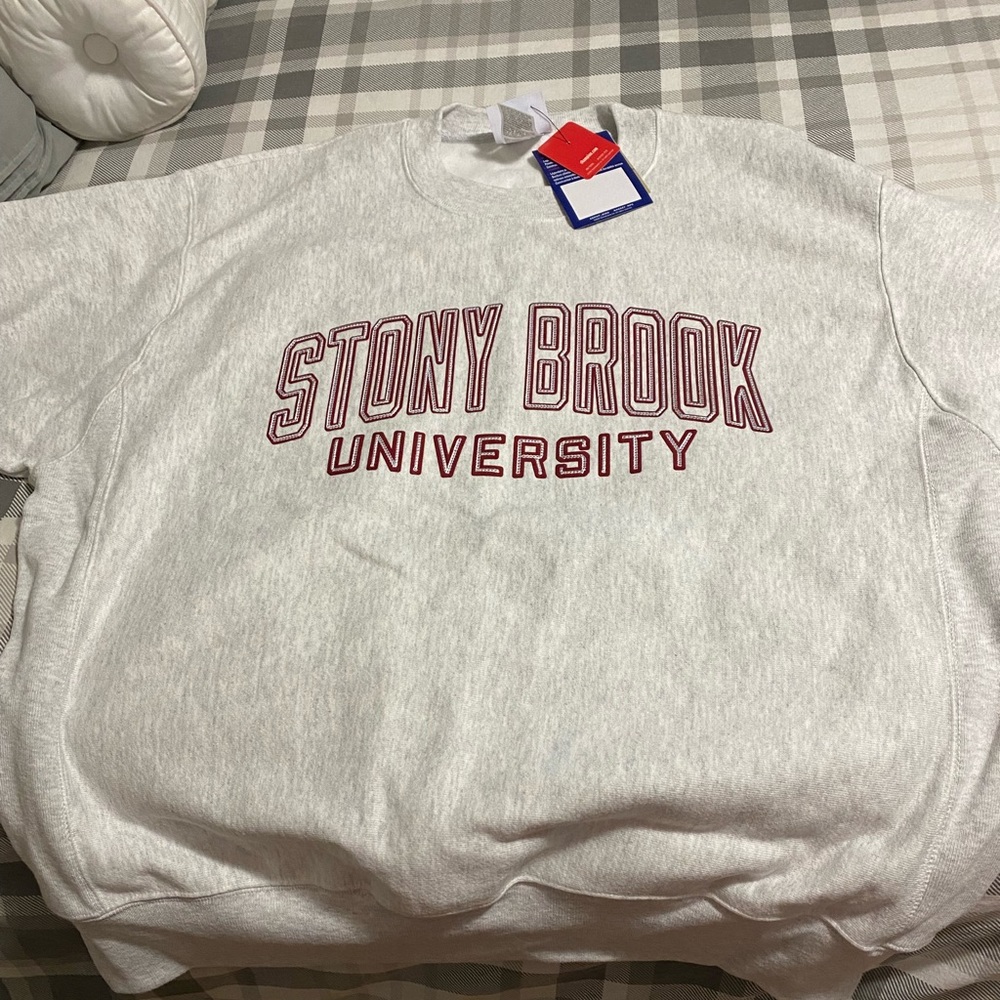 Stony Brook University sweatshirt, Champion classic, brand new! Mens large.